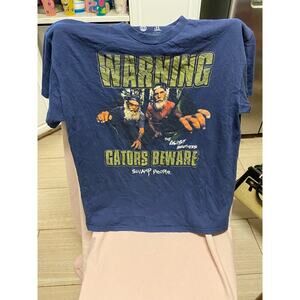 Warning The Guist Brothers Gators Beware Swamp People Shirt Size 2XL